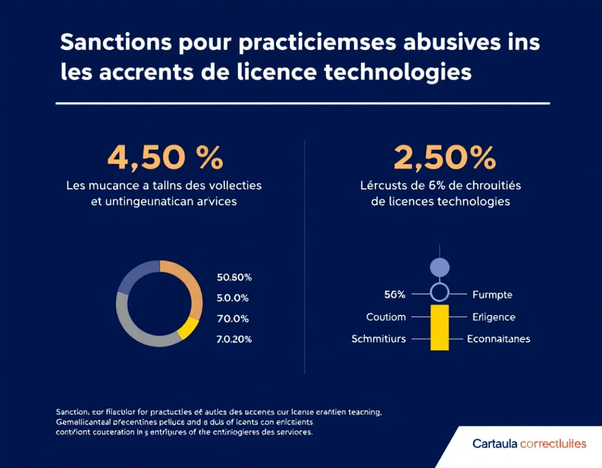 Sanctions pour pratiques abusives dans les accords de licence technologique