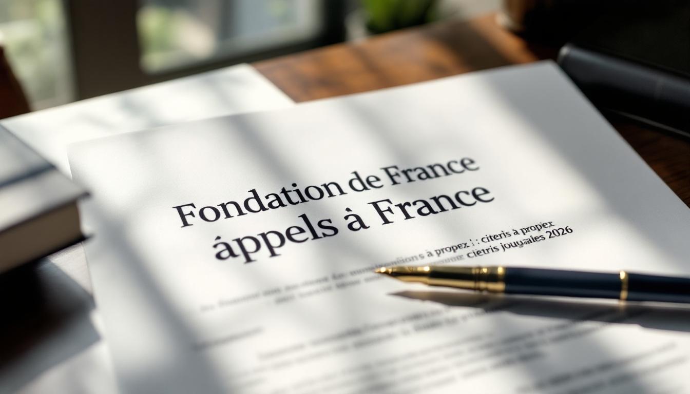 Fondation de France appels à projet : critères juridiques 2026